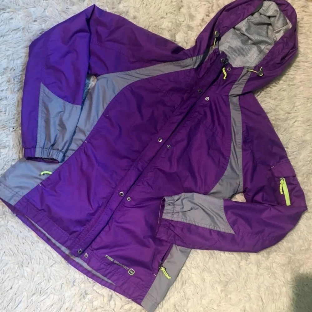 Free Country Athletx Series Purple Windbreaker